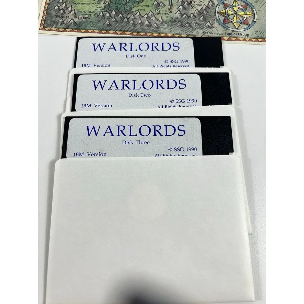 Steve Fawkner Warlords BIG BOX PC 5.25